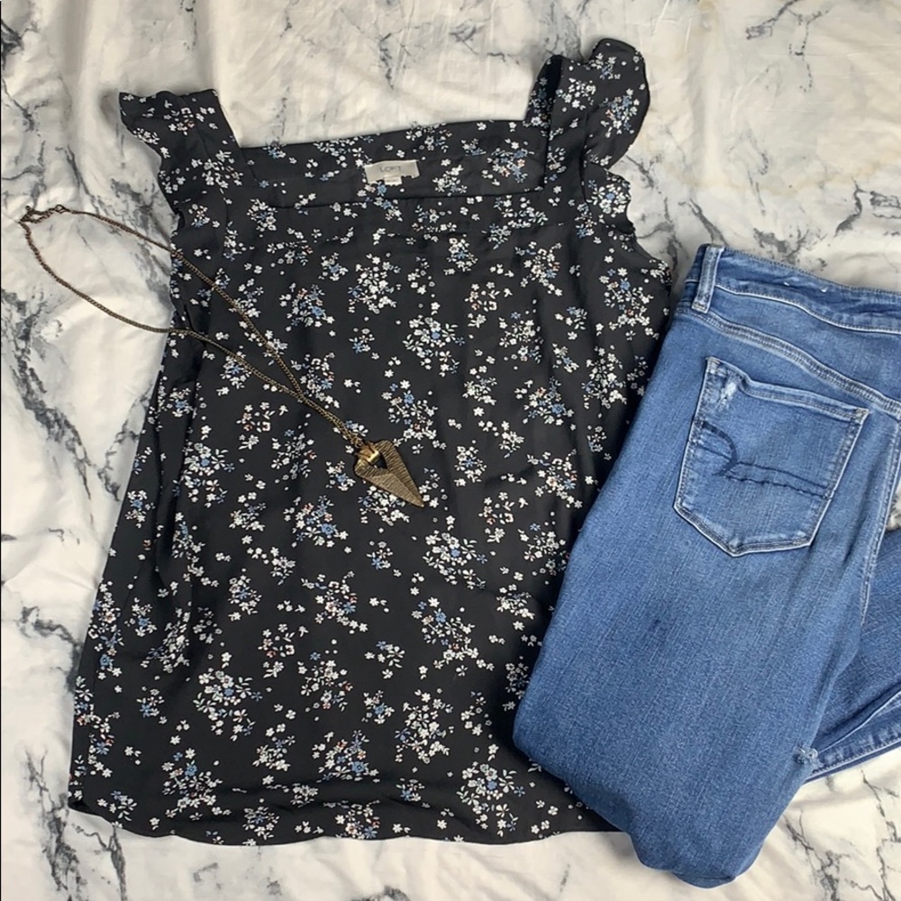 Loft Floral Top